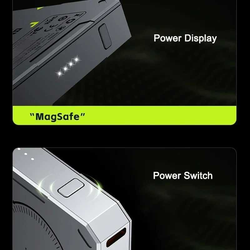 15W 5000mAh Wireless Fast Charging Mini Powerbank For IPhone Portable External Battery Charger Phone Power Bank J251114