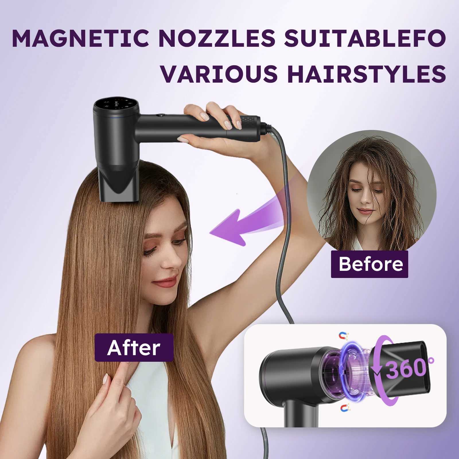 Professional hair dryer 120v professional negative ion hair dryer 1400w fast drying travel home hair dryerXJ251022