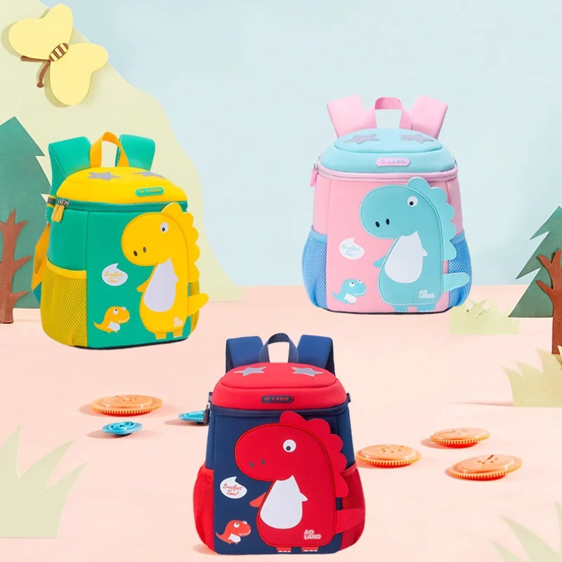 Girls Boys Cute Dinosaur Backpacks Cartoon Kids Kindergarten Backpack Fashion Versatile Childrens Shoulder Bag Kawaii Gift 251021