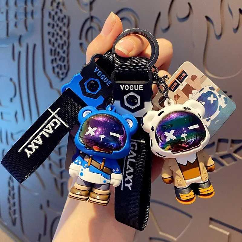 2024 New Cute Bear Keychain Cartoon Doll Keyring for Men Car Keychain Souvenirs Women Bag Pendant Jewelry Kids Birth Gift J251121