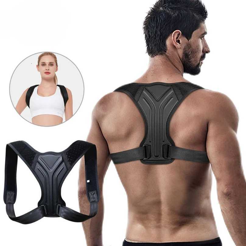 Adjustable Back Shoulder Posture Corrector Belt Clavicle Spine Support Reshape Your Body Home Office Sport Upper Back Neck Brace D251022