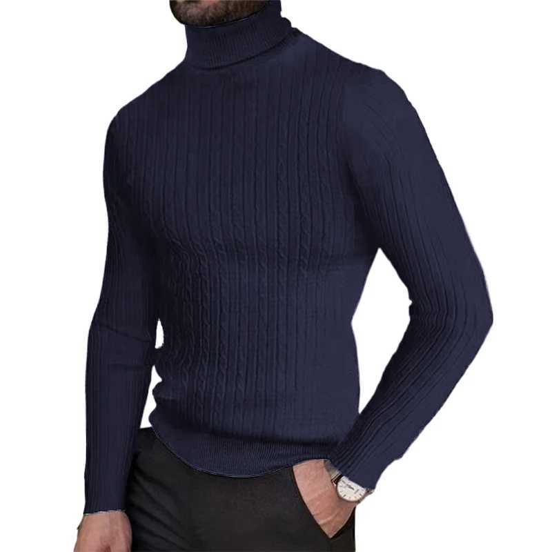 Animal Game Knitted Turtleneck Sweater Outdoor Pullover Sweater Autumn Winter Heavyweight Thick Tracksuit Wool mens Cold BlouseXJ251022