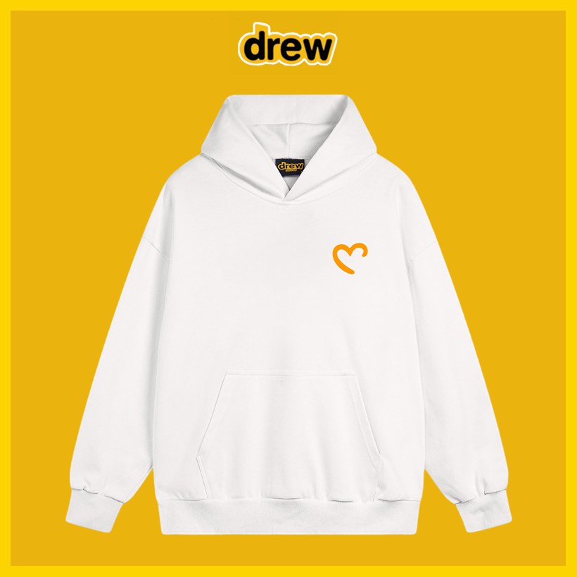 Drew House Smiley Face Heart Print Hoodies