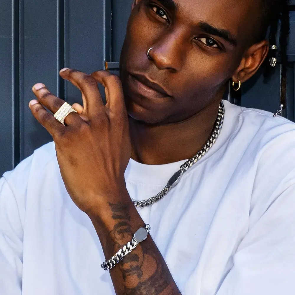 612mm Width New Style Stainless Steel Cuban Chain GoldSilver Color Fashion Hip Hop Men and Women Necklace Jewelry U251022