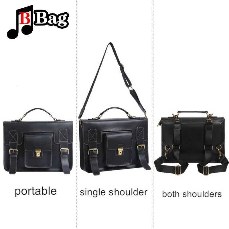 Luxury Vintage JK Uniform Women Leather Backpack Female Large Capacity Briefcase Hard Shoulder Bags Brand Messenger Bag Big Tote W251022