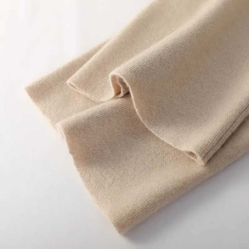 Soft Knitted Pants Womens AutumnWinter Outerwear Hanging Knitted Wide Leg Pant White Floor Pants Straight Leg PantsT251022