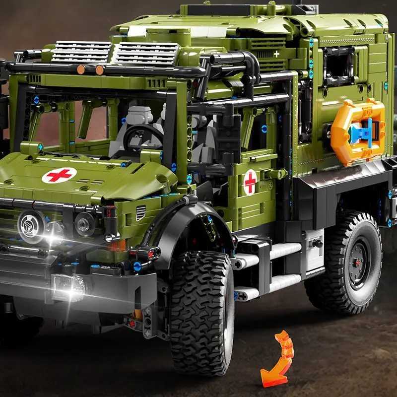 3850PCS Technical Remote Control OffRoad Rescue Vehicle Building Blocks Model Kids Assembly Truck Toys MOC Bricks Gift For Boys J251022