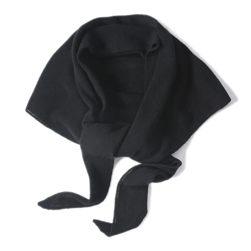 100Wool Knitted Large Triangle Shawls Scarf Women Autumn Winter Soft Warm Soft Elegant Cape Poncho Multifunctional Pashmina 251011