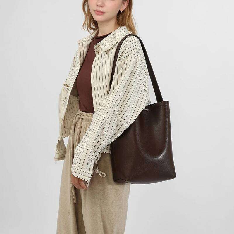 Jonlily Women PU Leather Shoulder Female Fashion Handbag Totes Casual Daybag High Capacity Commuter Bag Purse -Kg1992 Suotong1022