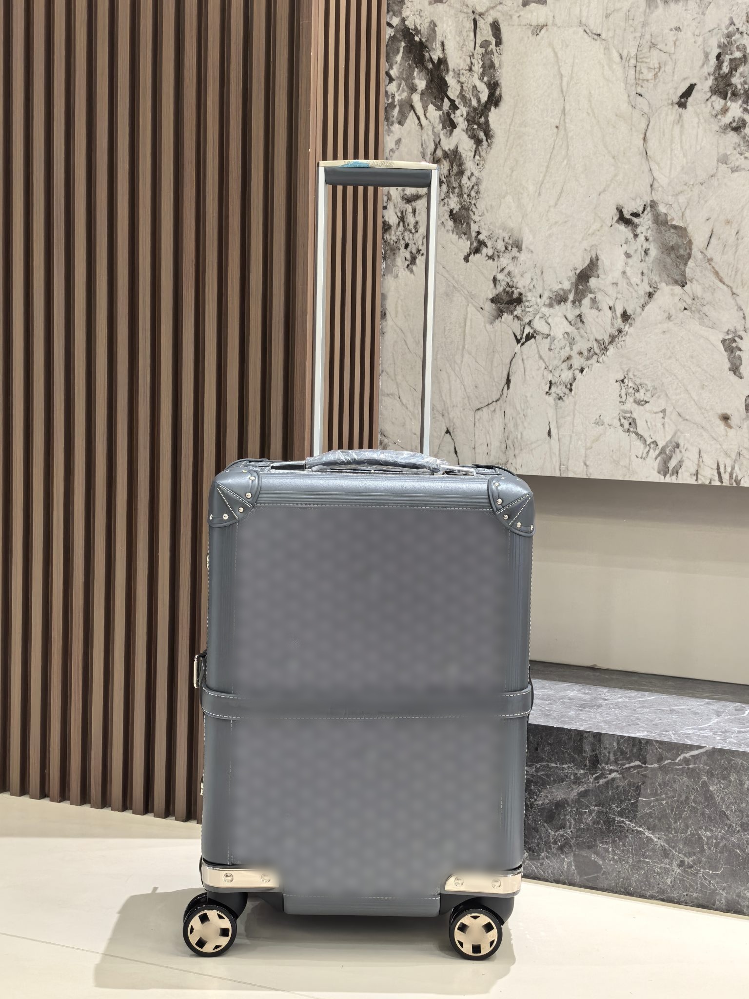Designer luggage, carry-on suitcase, stylish, trendy, luxurious, one of the most expensive suitcases in the world.