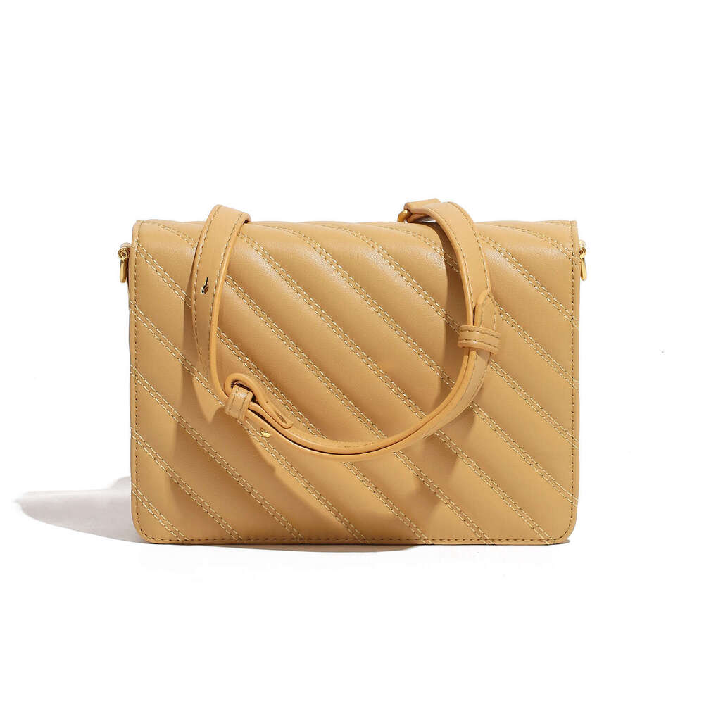 Luxury bag niche design leather square new lightweight simple fashion high end feel shoulder messenger