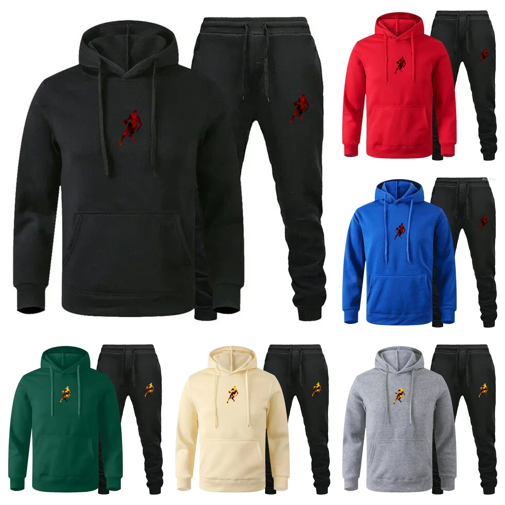 Men's Tracksuits Summer 2025 hoodie And Pant Set - Comfortable Fitness Joggers Hip-Hop Fashion Style Outdoor Leisure Sports