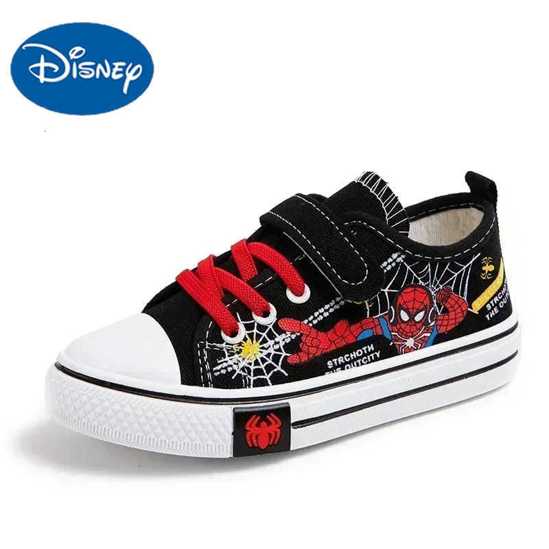 Disney Spiderman Children Canvas Shoes Girls Running Sneakers Spring Fashion Teenager Kid H251022