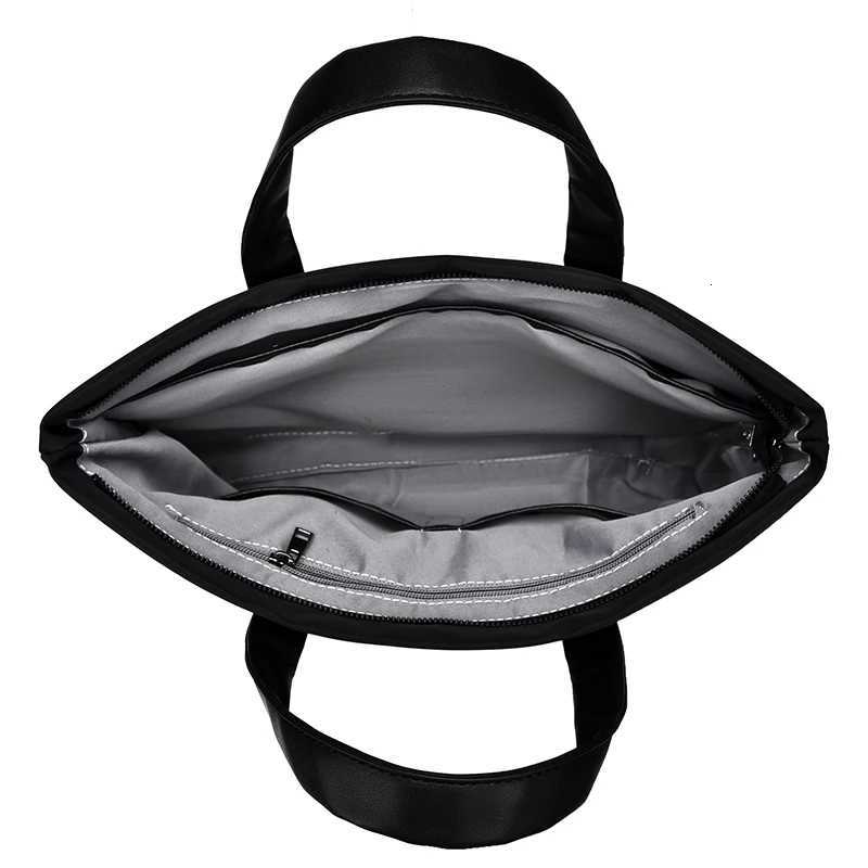 Mens simple solid color Oxford handbag laptop bag business lawyer briefcase bolsos para hombre sacoche homme luxe bag for man W251022