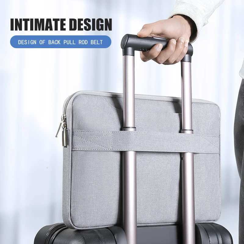Laptop Bag 133 156 14 INCH Waterproof Notebook Case Sleeve For Macbook Air Pro 13 15 Computer Shoulder Handbag Briefcase Bag W251022