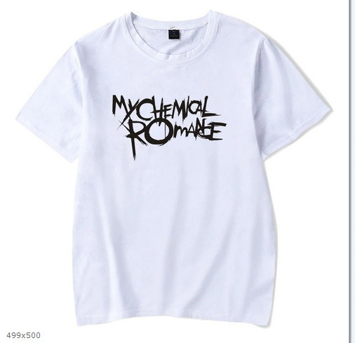 Vintage American Comic Print Short Sleeve T-Shirt - Cotton - TT8741