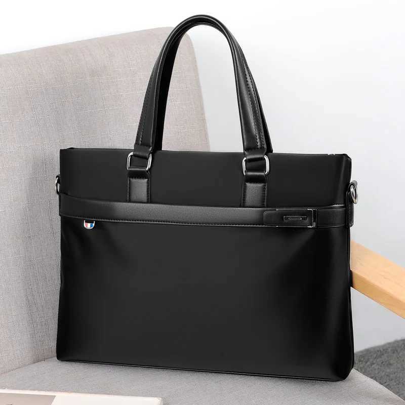 New mens bag Korean waterproof Oxford cloth single shoulder handbag business Computer Briefcase W251022