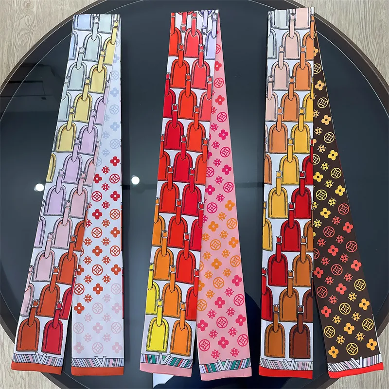 Designer scarf fashion classic printed silk scarf women headband bag Handle decoration with high-quality multi-color options available