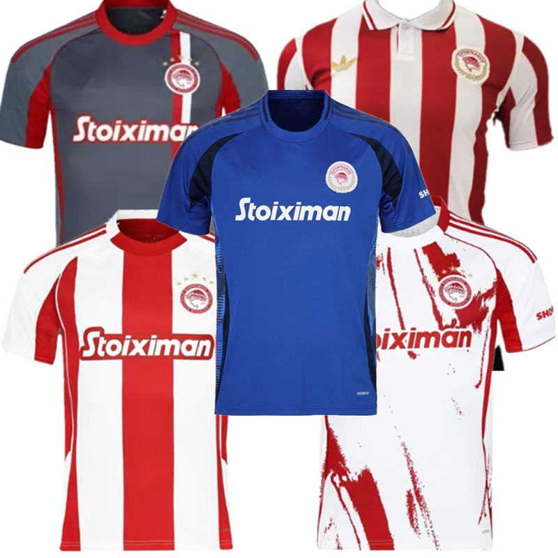 2025 26 Olympiacos Football Club Jersey 24/25 Giovanni Rodinei Centenary Edition Shirt Custom T-shirt