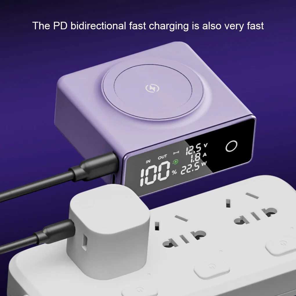 20000mAh Magnetic Powerbank for iPhone Mini Portable Charger 225W Power Bank Fast Charging Wireless Charge For Laptop IPhone J251114