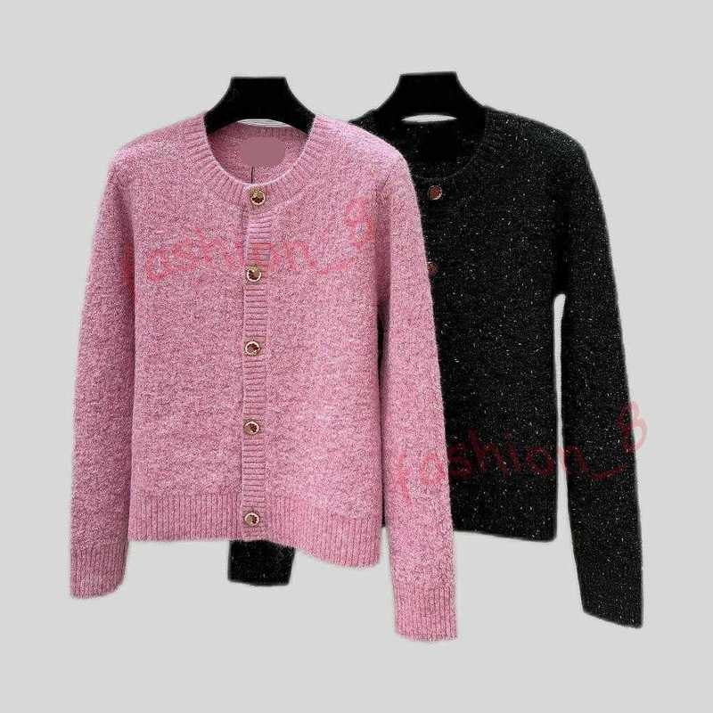 Designer Women's Sweaters Couture 25 Years New Little Style Round Neck Knitted Cardigan High-end Elegant Women's Top