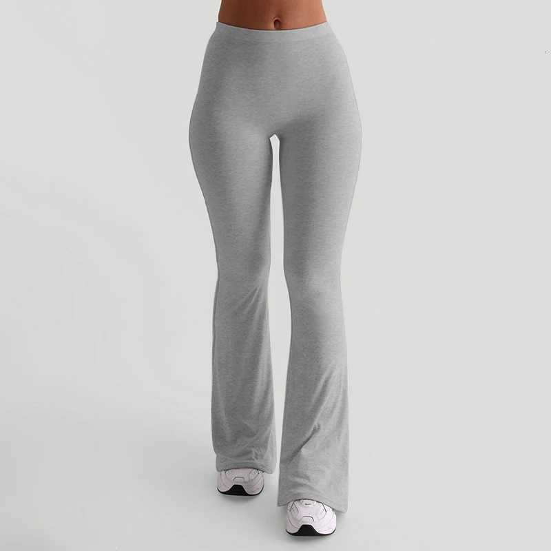 CUTENOVA Womens Slim Solid color Micro Flare Casual Pants basic Fashion Sexy Sports Jogging Trousers Chic Floor Length BottomsT251022