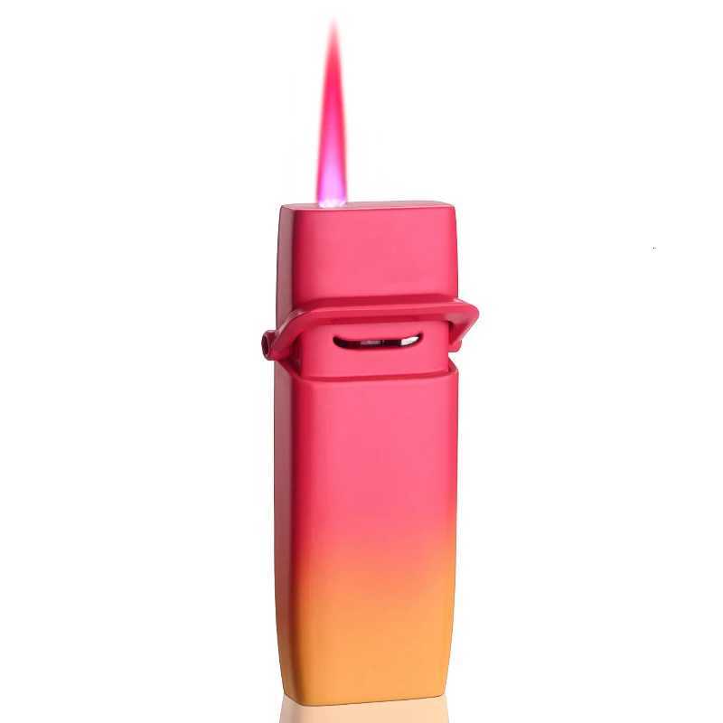 New refillable windproof lighter highend gold finish Instagram worthy design perfect gift for boyfriend C251022