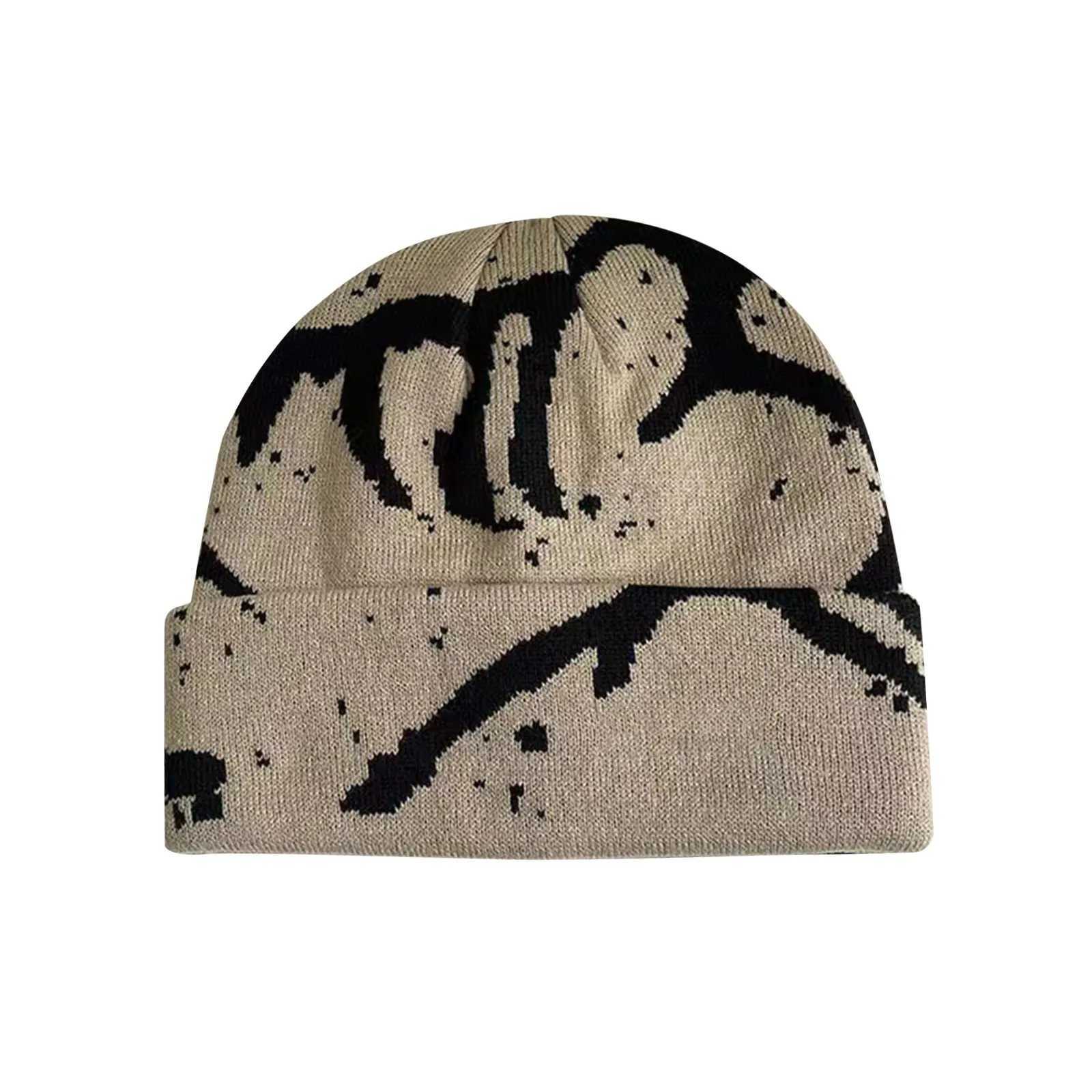 MEA Letter Print Knitted Hats Mens And Womens Jacquard Hats Outdoor Riding Europe And The United States Fashion Warm Hat J251022