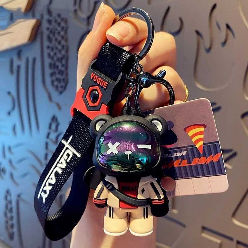 2024 New Cute Bear Keychain Cartoon Doll Keyring for Men Car Keychain Souvenirs Women Bag Pendant Jewelry Kids Birth Gift J251121