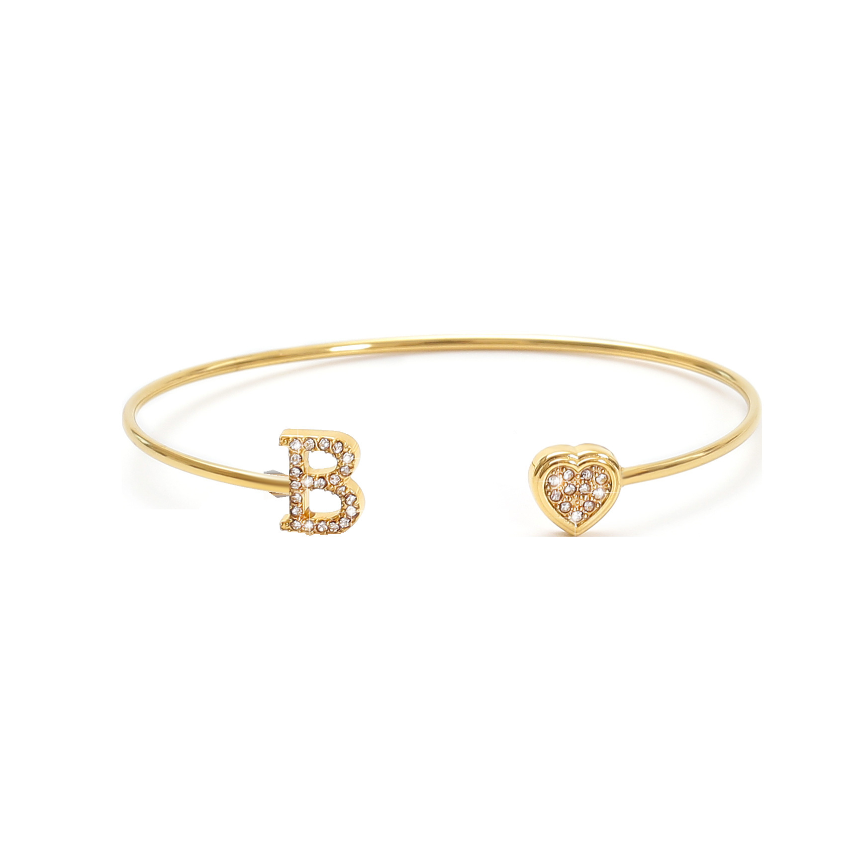 Bracelet designer Titanium Steel Diamond Women's Letter Bracelet Adjustable 18K Gold Inlaid Simple Fashion Bracelet charm bracelet free shipping