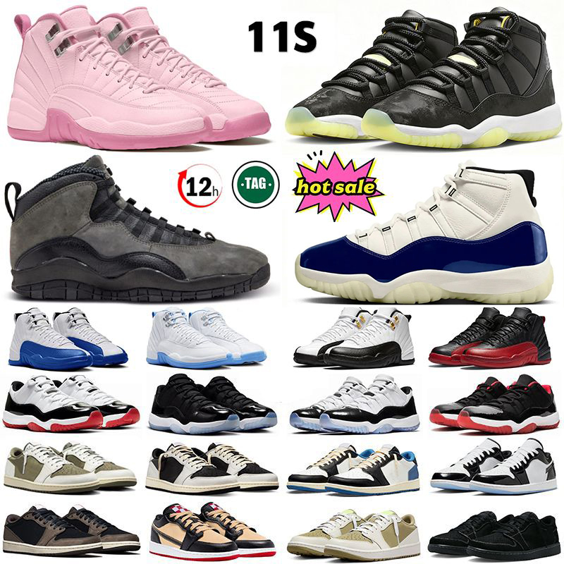 with box 11 11s mens inner beast basketball shoes Purple Rain Bred Velvet Neapolitan Cherry Cool Grey University Blue men women trainers sports sneakers