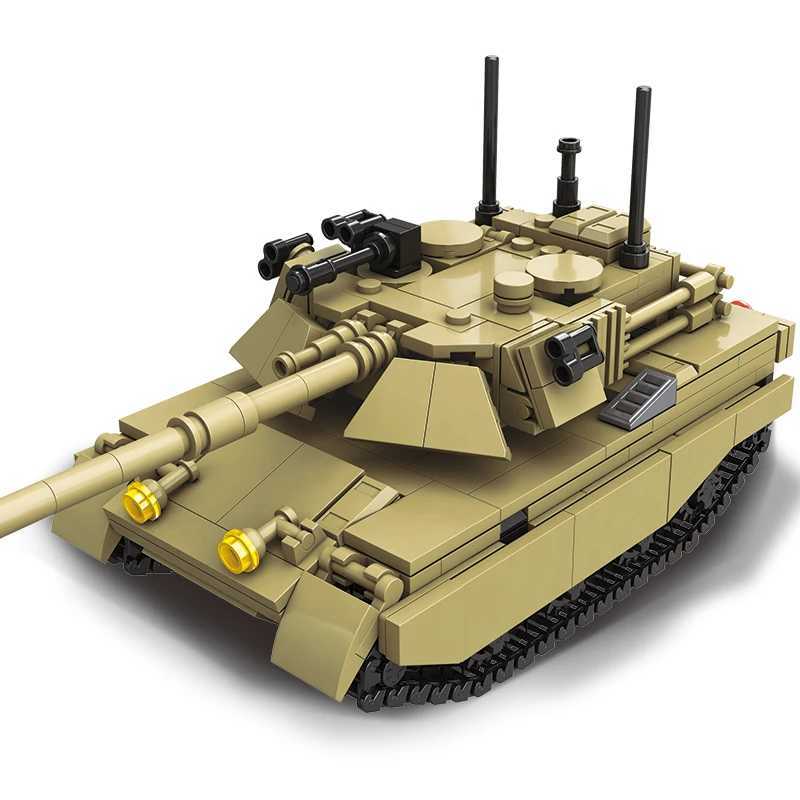 605pcsM1A2 Main Battle Tank Set Childrens educational building block toy Christmas gift Birthday gift J251022