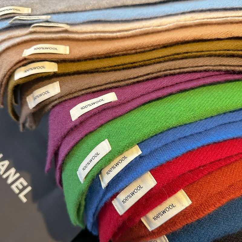 100 Wool Korean Style Knitted Triangular Scarf Women Winter Warm Headscarf Shawl Multifunctional Neckerchief J251118