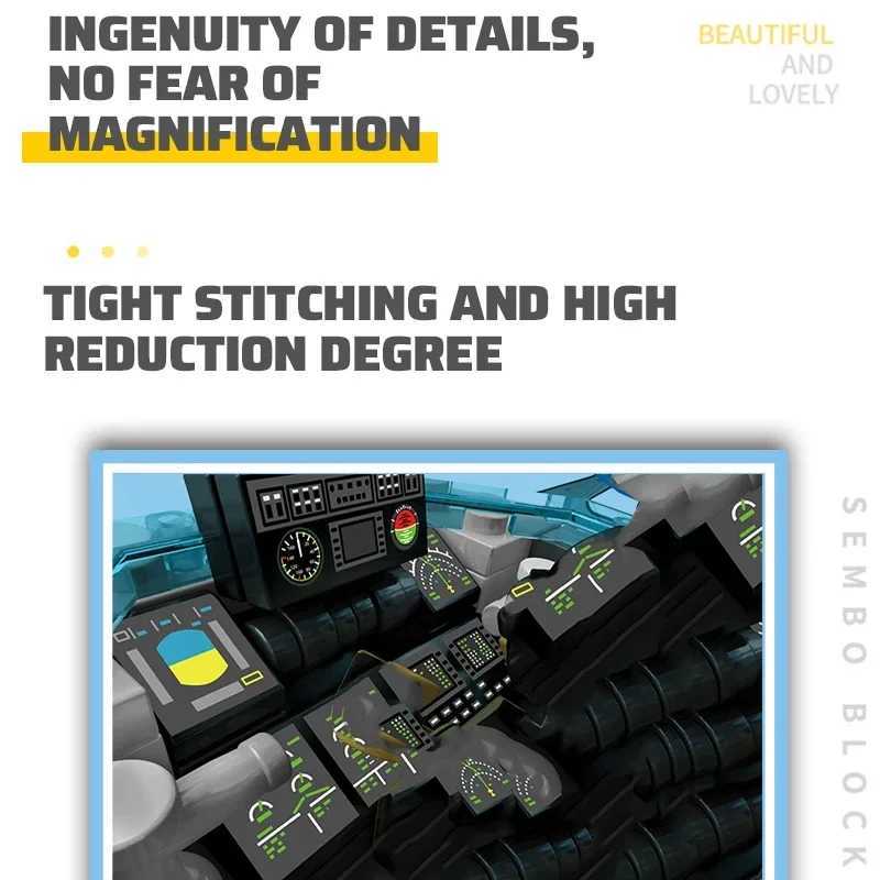 Technical Armed Police Helicopter Building Blocks Model Military STEM Kit WW2 Aircraft Warship Bricks Toys For Kids Adult Gifts J251022