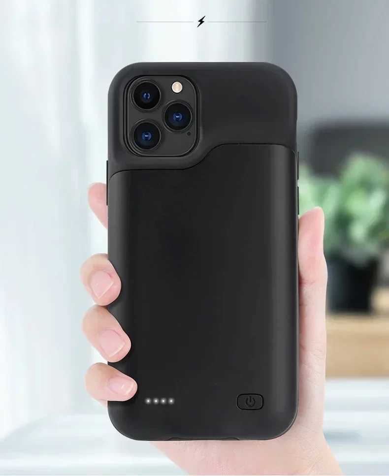 New 20000mAh Battery Charger Case for IPhone 11 12 13 14 Pro Max Charging Cover for IPhone XR Xs Max 6 6S 7 8 Plus Power Bank J251114
