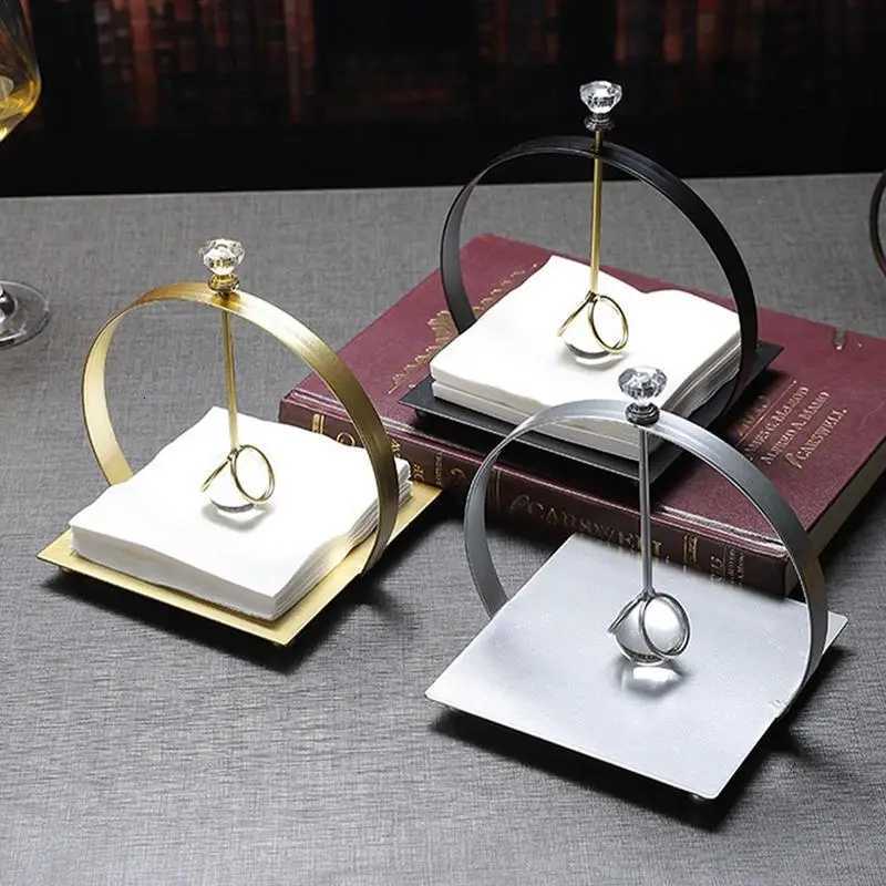 Stainless Steel Tissue Napkin Paper Serviette Dispenser Table Paper Towel Holder Kitchen tissue box He Restaurant Party Decor Y251022