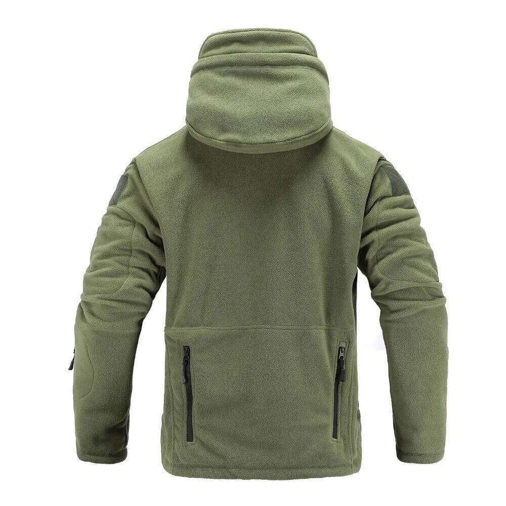 Hunting Hiking US Winter Thermal Fleece Tactical Jacket Outdoors Sports Hooded Coat Outdoor Army Jackets