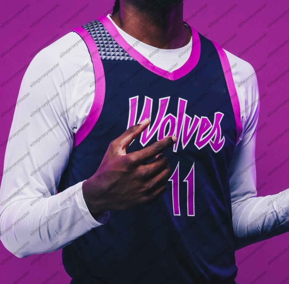 2025-26 City uniform Anthony Edwards 5 Custom Basketball Jersey Gobert 27 Naz Reid 11 Stitched Personalized Customized Jerseys Custom Any Number Name