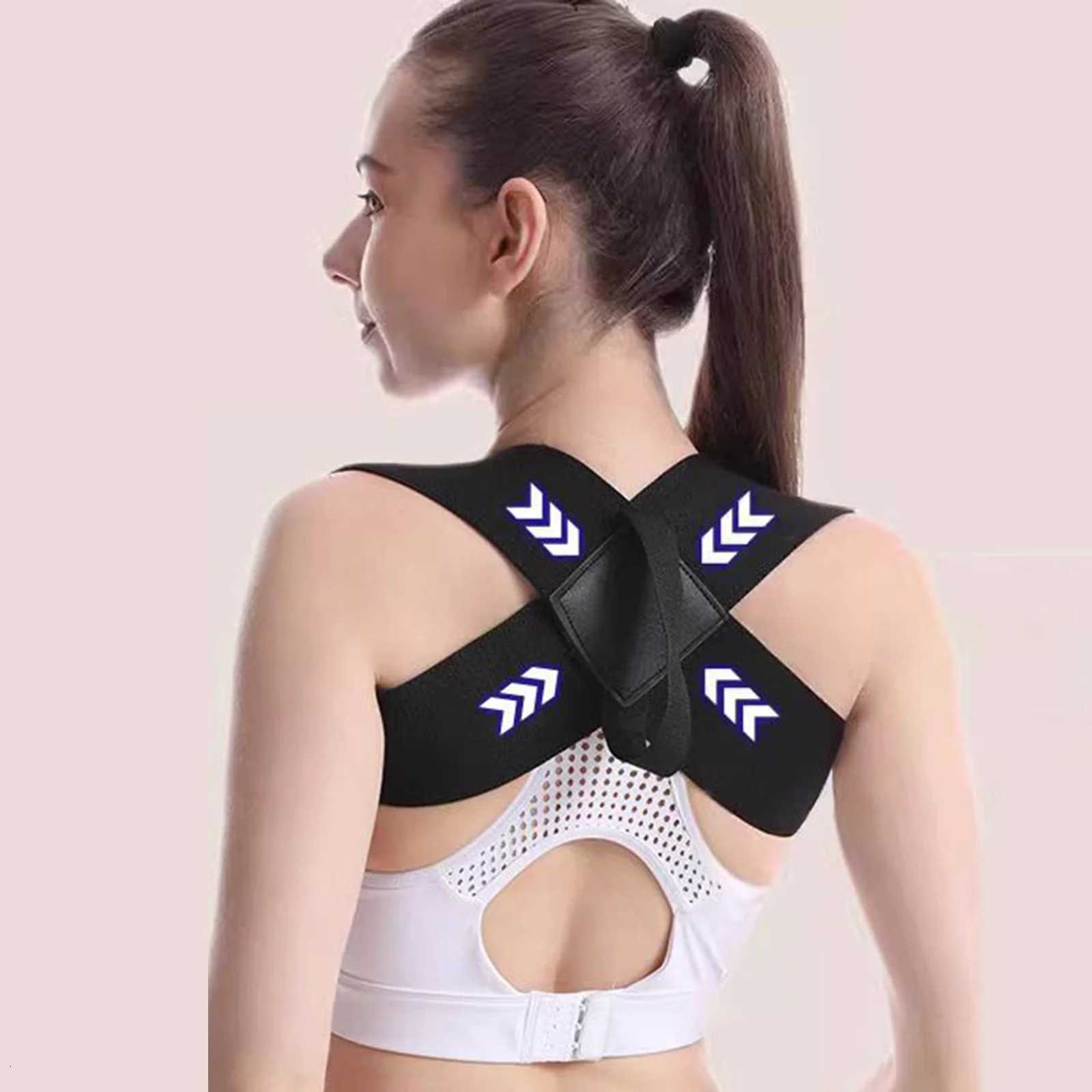 Posture Corrector for Back Support Lightweight Upper Back Brace for Neck Shoulder and Clavicle EVA Training Belt D251022