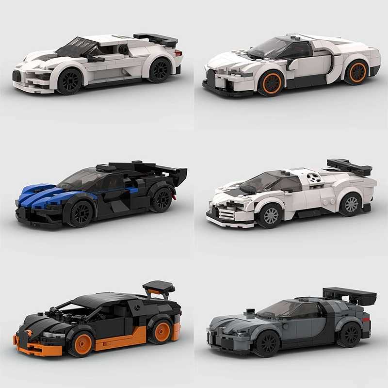 Speed Chiron MOC Car Bolide EB110 Super Race Vehicle Model Building Block Rally Racing Brick Technical City Christmas gift Toy J251022