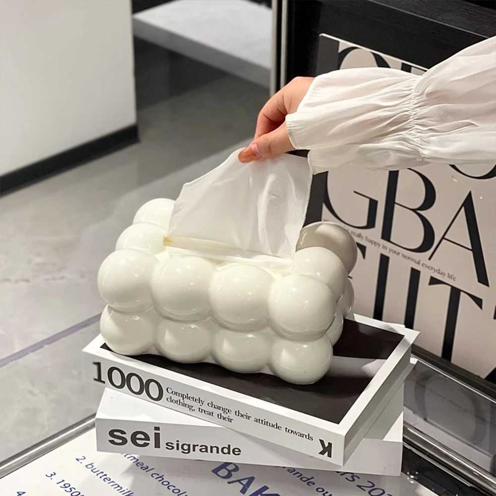 Cloud Design Tissue Box Living Ro Coffee Table Towel Dispenser Desktop Paper Storage Holder Kitchen Decor Car Tissue Organizer Y251022