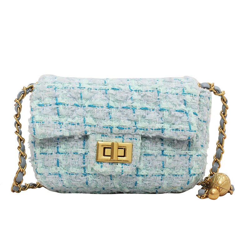 Designer bag free shipping 2025 autumn and winter new mini fashion cross body bag casual fashion diamond lattice chain flap bag for women pink yellow 