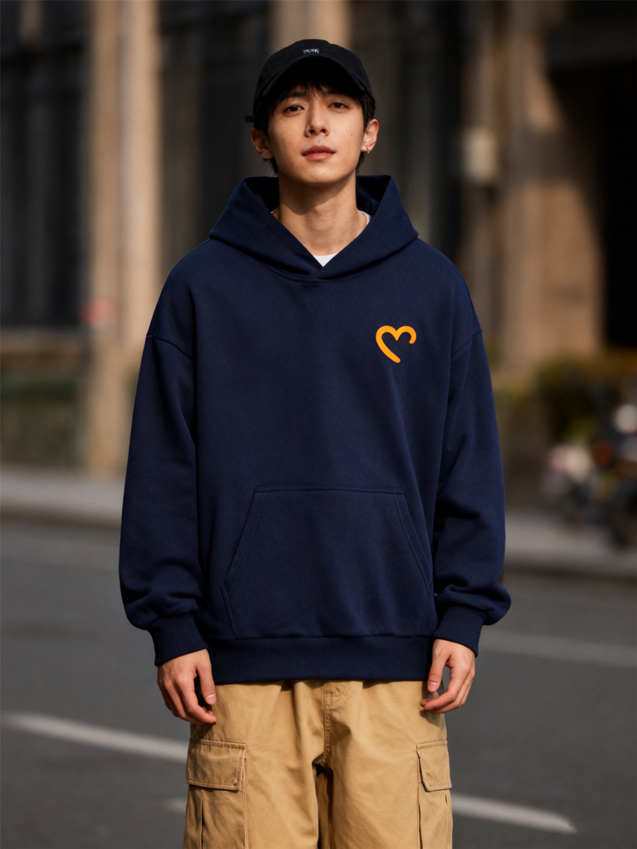 Drew House Smiley Face Heart Print Hoodies