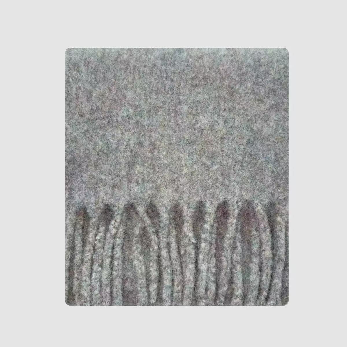 T1579 wool autumn and winter classic hot style solid color wool scarf versatile ladies warm fashion thick neck