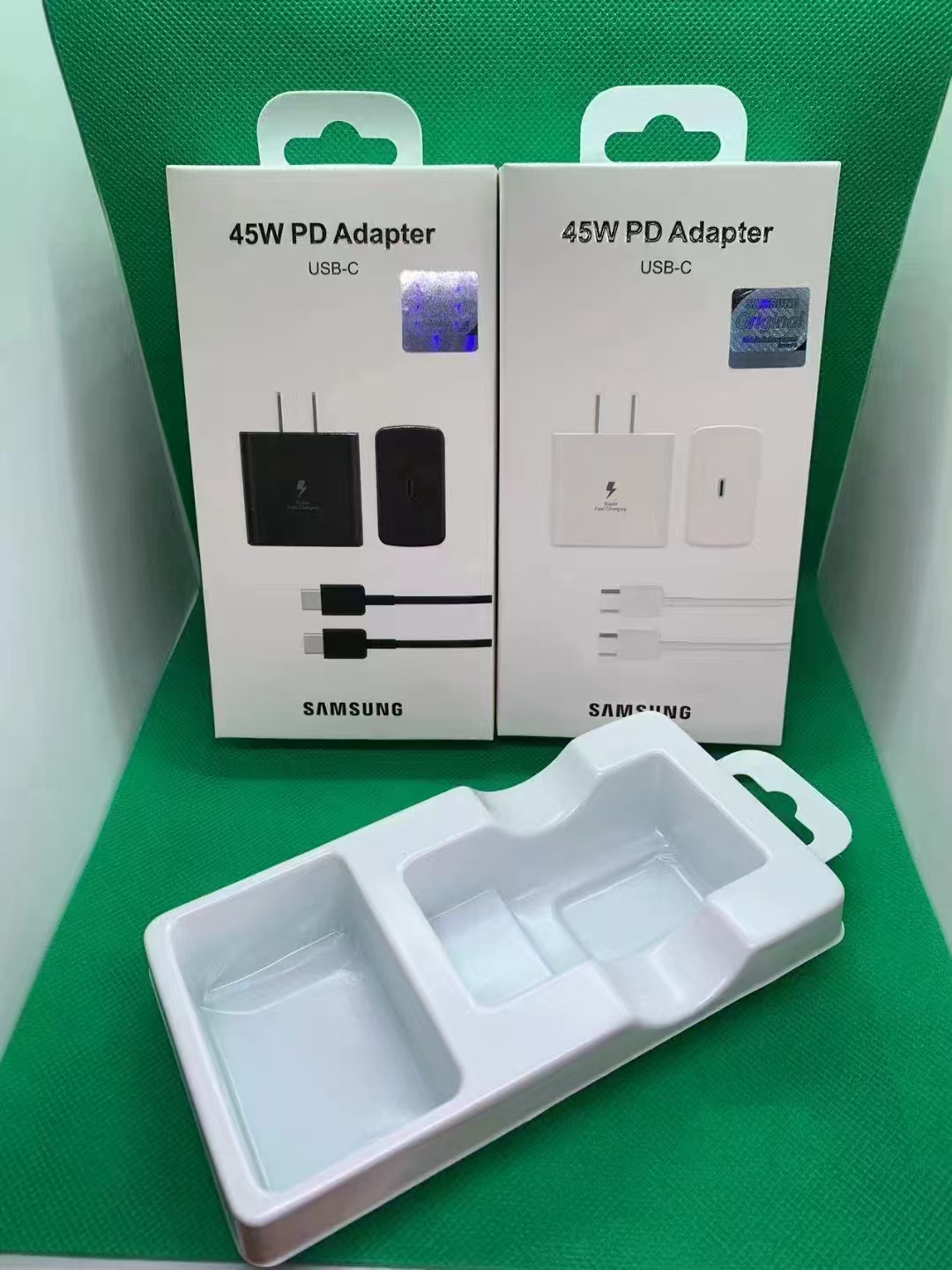 Real 45W US Plug Gan Charger PD Fast Charger for Mobile Phones & Laptops Type C Travel Adapter Home Adaptor - view 3