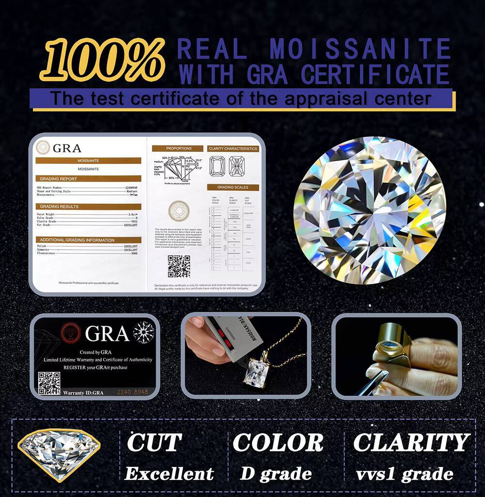 moissanite earrings SMOE02 RINNTIN Oval Cut 1CT 2CT 3CT D Color Vvs Moissanite Earrings 925 Sterling Silver Moissanite Stud Earrings for Women Men