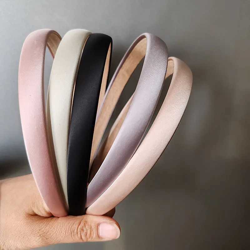15cm Wide Solid Retro Premium Satin Hairbands Headbands for Women Girls Vintage Bezel for Party Gift Hair Bands Accessories V251022