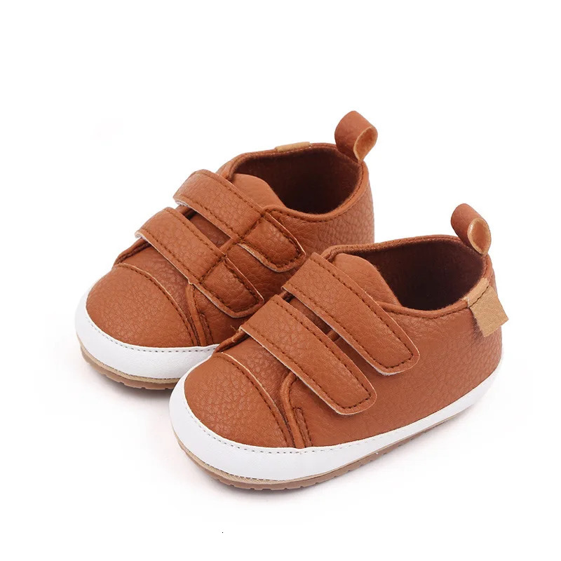 Rubber Sole Baby Shoes Kids Sneakers Girl Boy Solid Color Socks Infant Toddler Non Slip Sports 251022