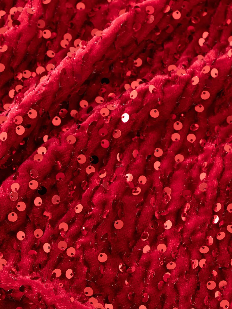 Sequin Girls Dress Kids Fluffy Birthday Formal Prom Dresses Evening Gown for Summer Princess Girls Costumes 251021