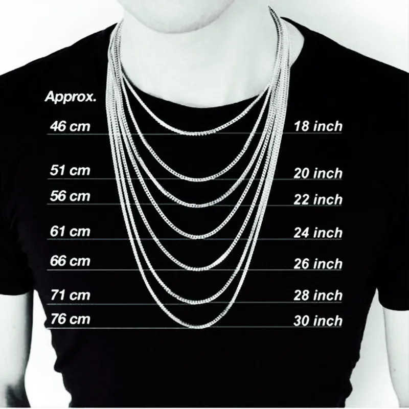 YQ 3MM13MM Stainless Steel Cuban Link Chain Necklace For Men Women Basic Punk Curb Link Chain Neck Jewelry Accessories U251022